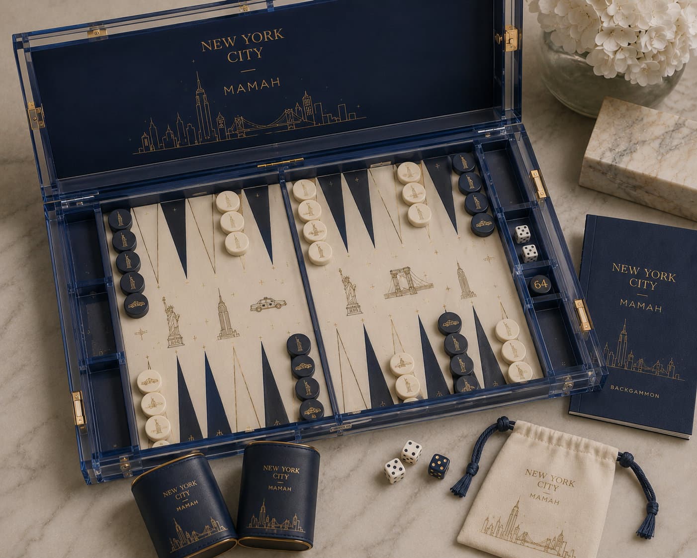 New York City — The Backgammon Set